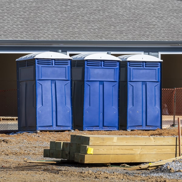 are there any restrictions on where i can place the portable restrooms during my rental period in Clyde KS